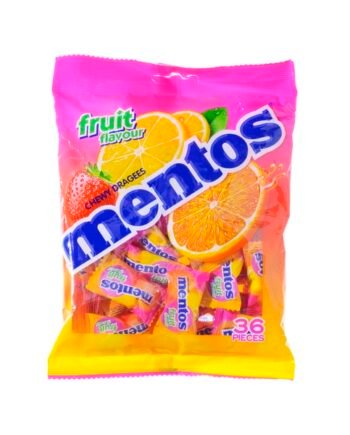 MENTOS Mix Fruits Chewy Dragee Bag